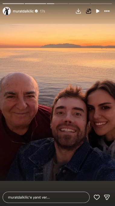 Murat Dalkılıç sevgilisini babasıyla tanıştırdı